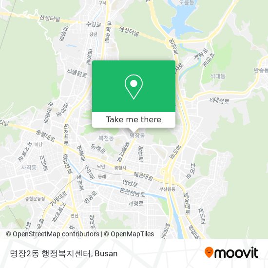 명장2동 행정복지센터 map