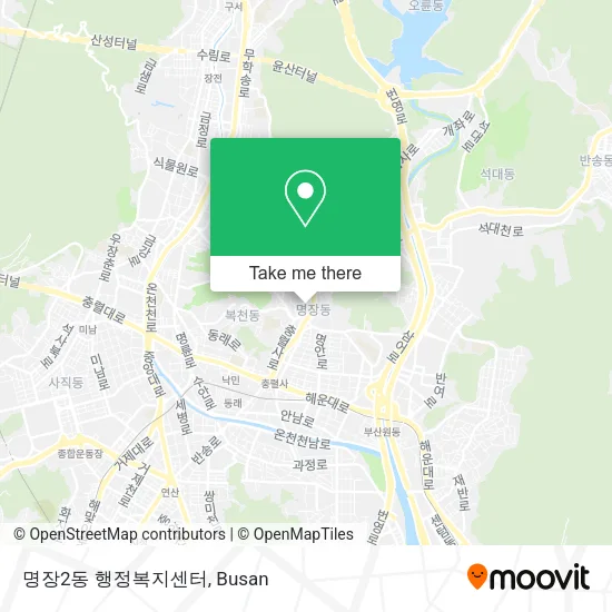 명장2동 행정복지센터 map