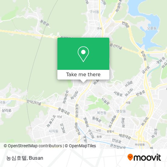 농심호텔 map