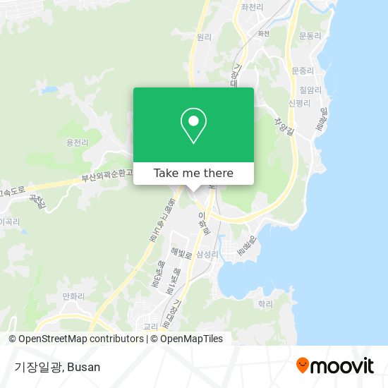 기장일광 map