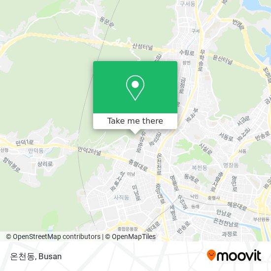온천동 map
