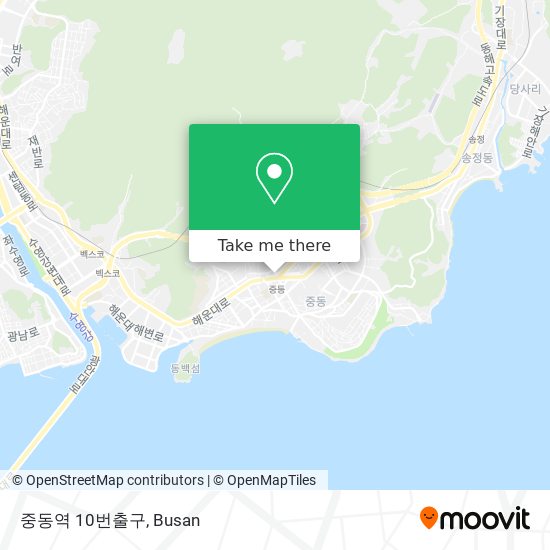 중동역 10번출구 map