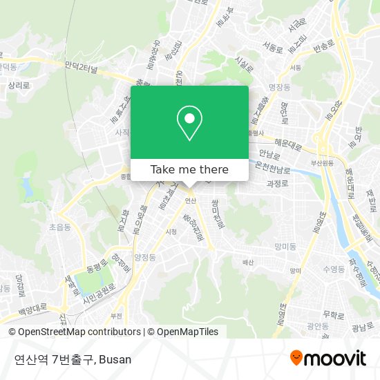 연산역 7번출구 map