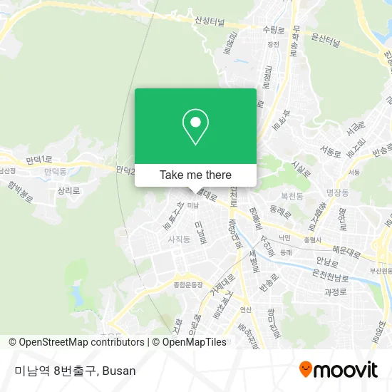 미남역 8번출구 map