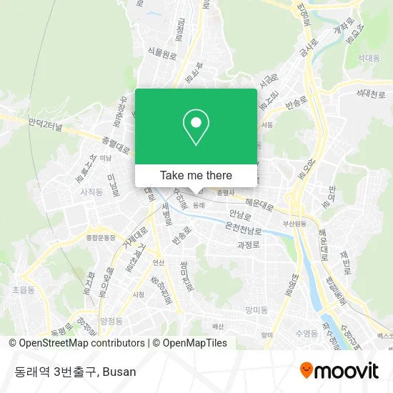 동래역 3번출구 map