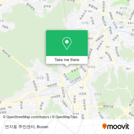 연지동 주민센터 map