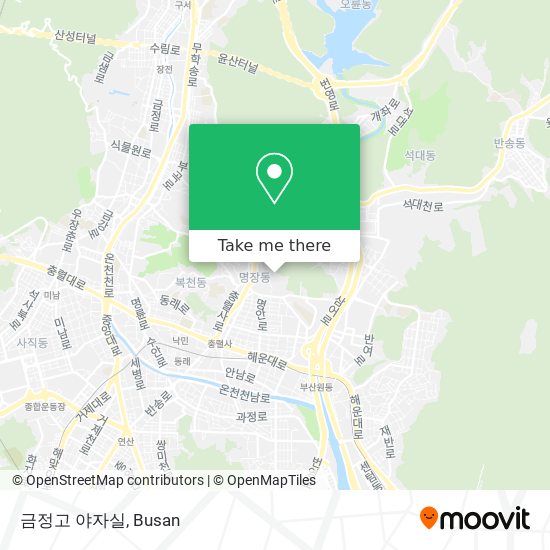 금정고 야자실 map