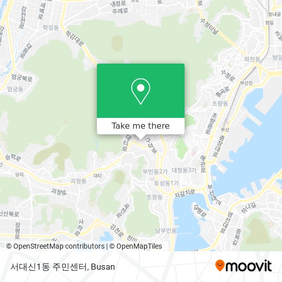 서대신1동 주민센터 map