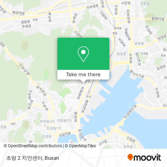 초량 2 치안센터 map