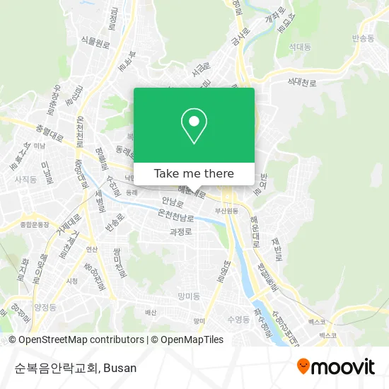 순복음안락교회 map