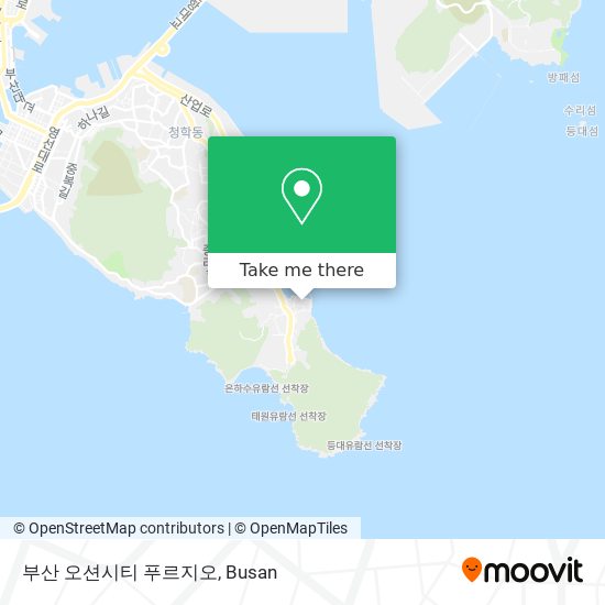 부산 오션시티 푸르지오 map