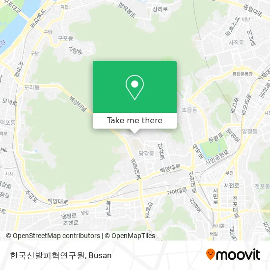 한국신발피혁연구원 map