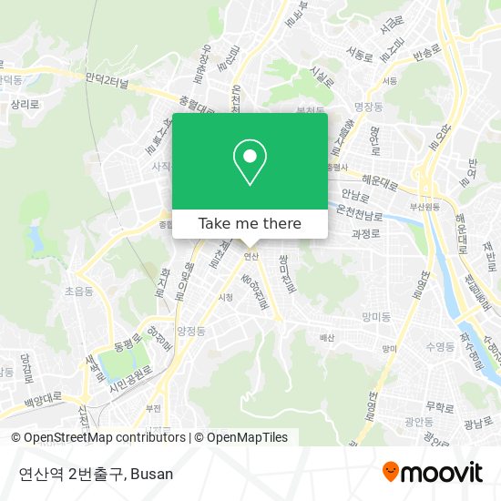 연산역 2번출구 map