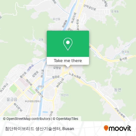 첨단하이브리드 생산기술센터 map