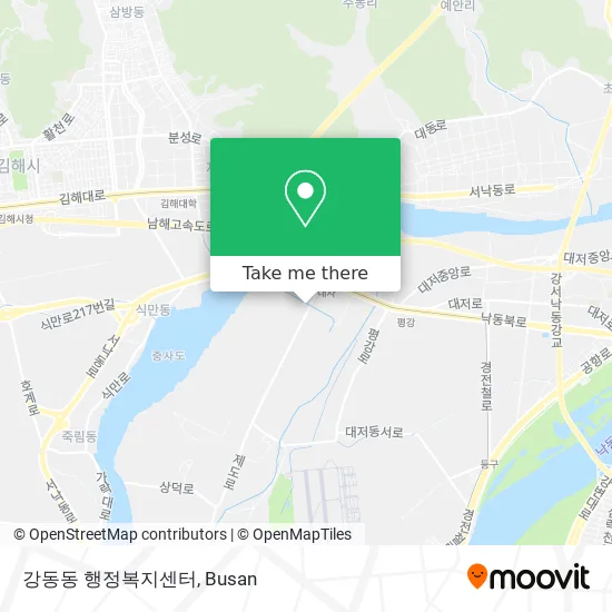 강동동 행정복지센터 map