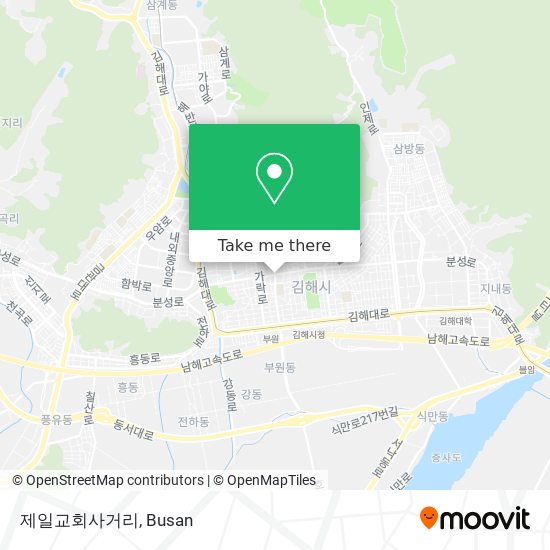 제일교회사거리 map