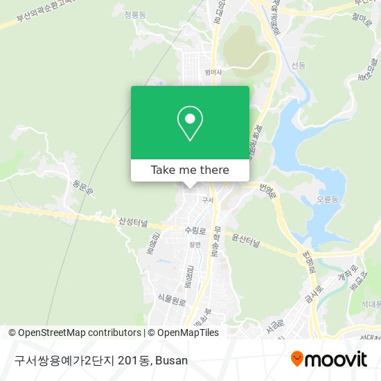 구서쌍용예가2단지    201동 map