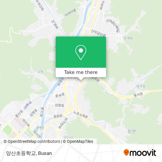 양산초등학교 map
