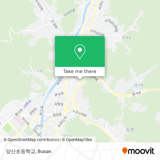 양산초등학교 map