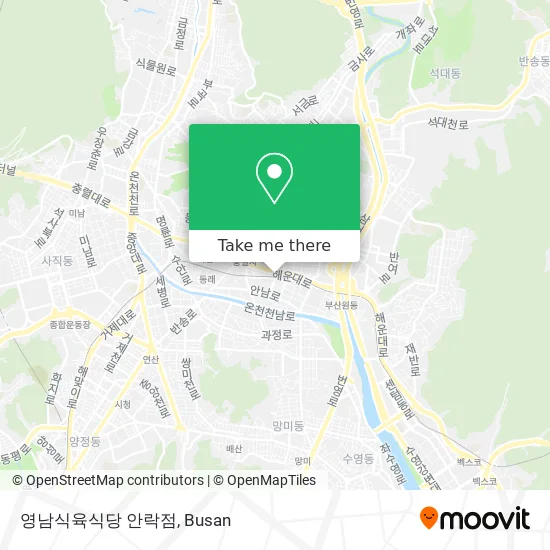 영남식육식당 안락점 map