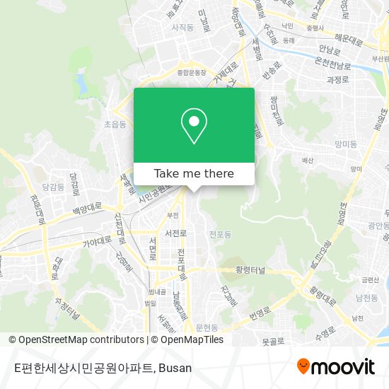 E편한세상시민공원아파트 map