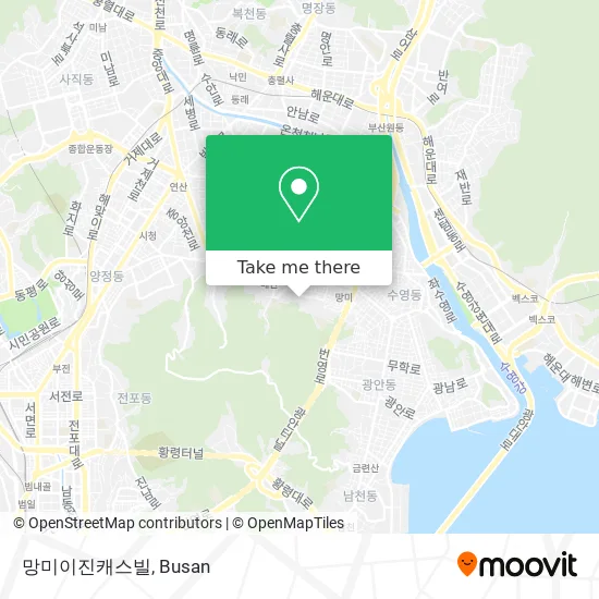 망미이진캐스빌 map