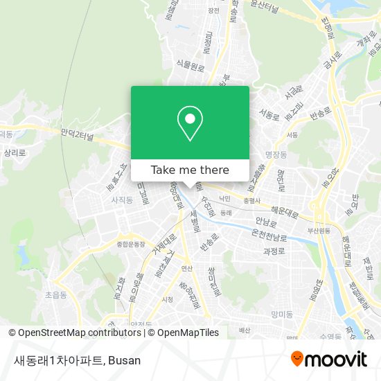 새동래1차아파트 map