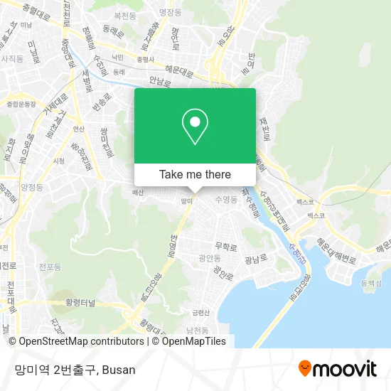망미역 2번출구 map