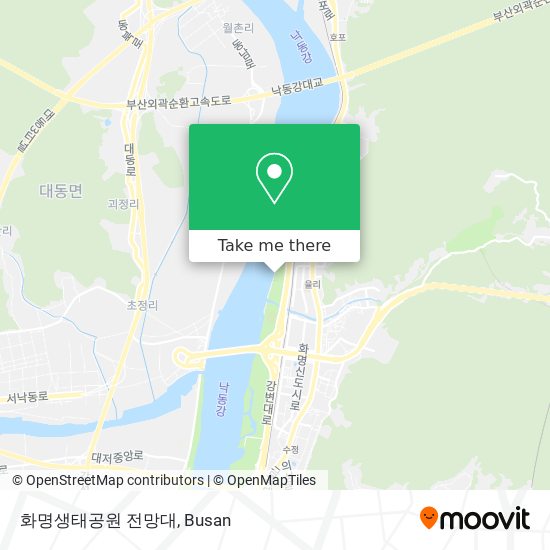 화명생태공원 전망대 map