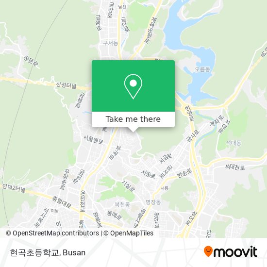 현곡초등학교 map
