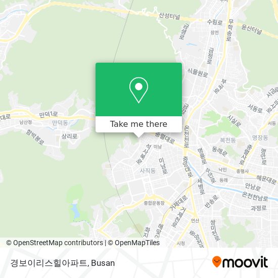 경보이리스힐아파트 map
