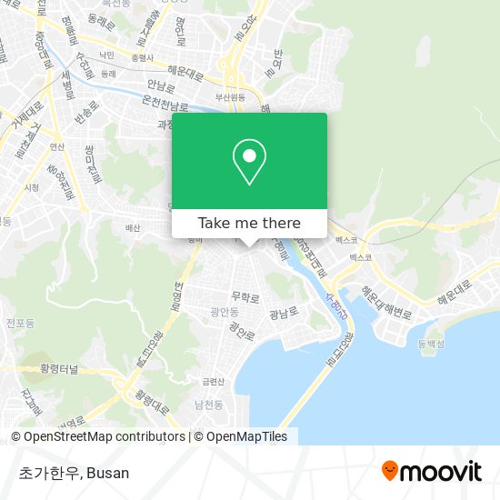 초가한우 map