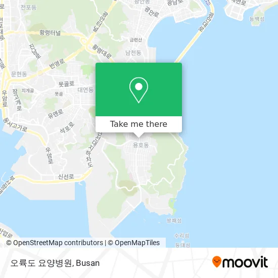 오륙도 요양병원 map