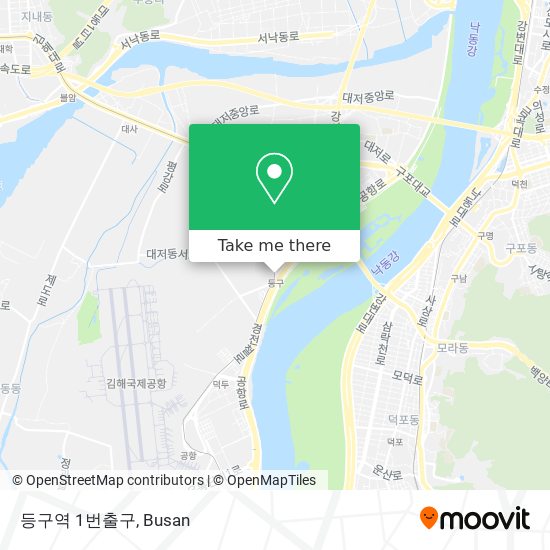등구역 1번출구 map