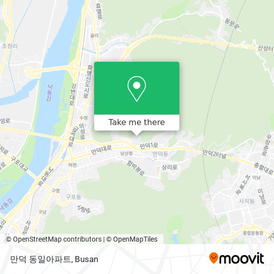 만덕 동일아파트 map