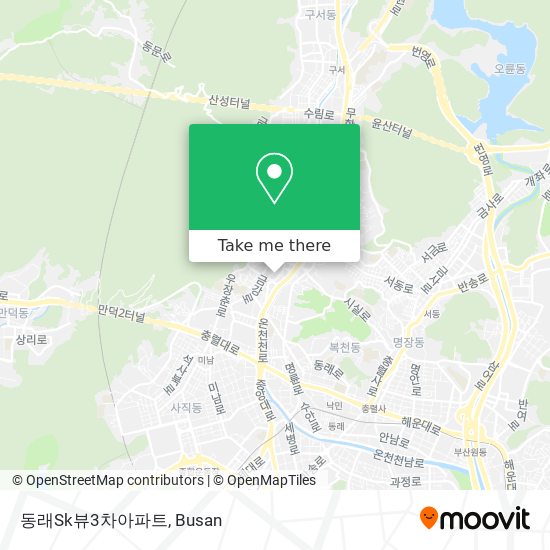 동래Sk뷰3차아파트 map