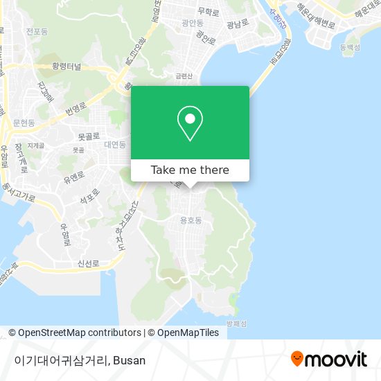 이기대어귀삼거리 map