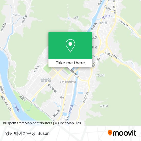 양산범어야구장 map