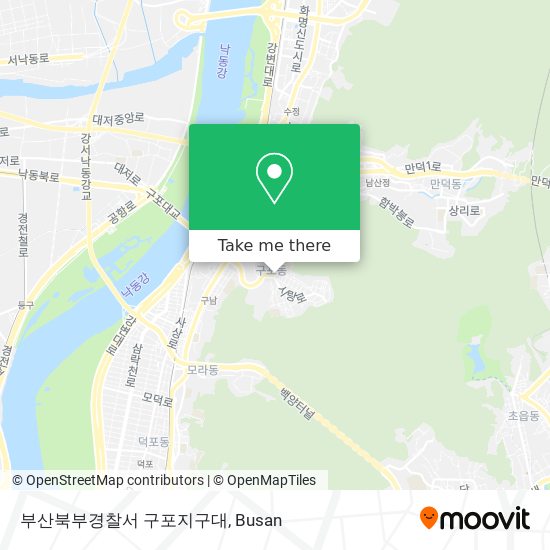 부산북부경찰서 구포지구대 map