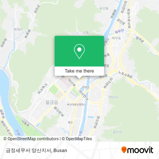 금정세무서 양산지서 map