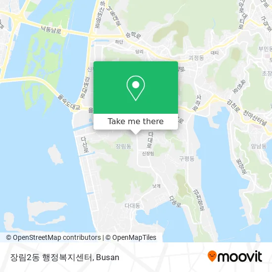 장림2동 행정복지센터 map