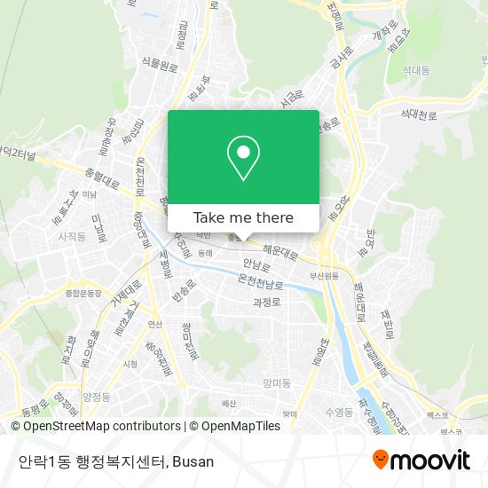 안락1동 행정복지센터 map