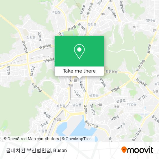 굽네치킨 부산범천점 map