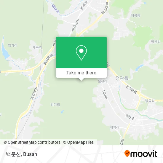 백운산 map