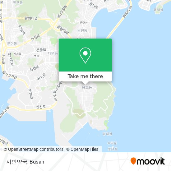 시민약국 map