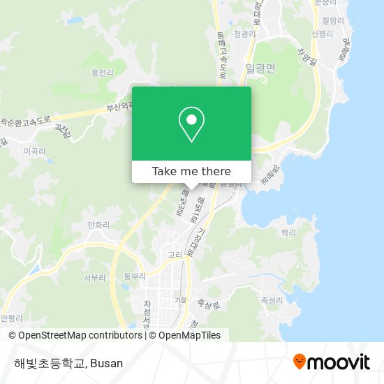 해빛초등학교 map