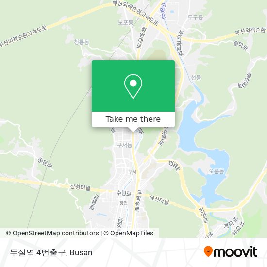 두실역 4번출구 map