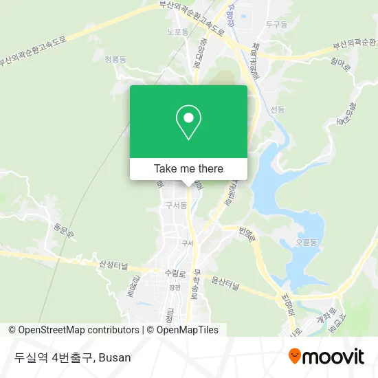 두실역 4번출구 map