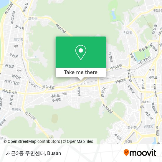 개금3동 주민센터 map