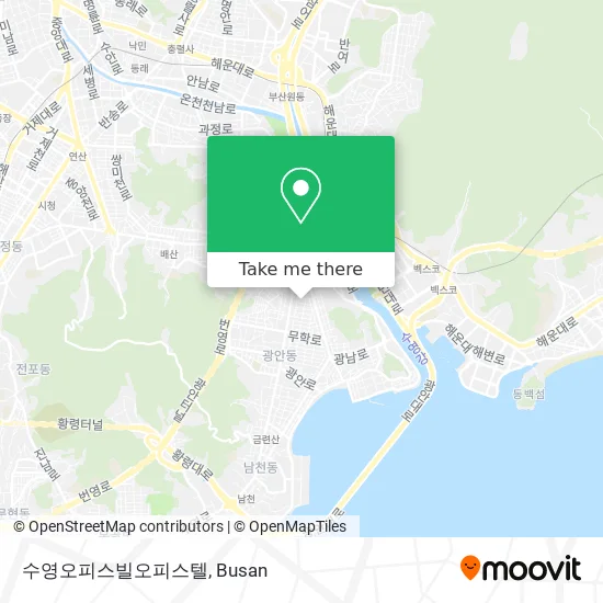 수영오피스빌오피스텔 map